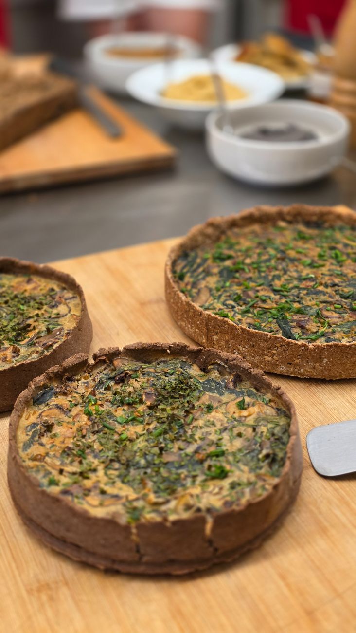 Herzhafte Gemüse-Quiches